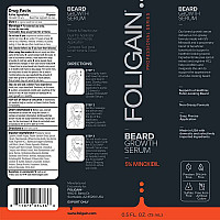 Серум за растеж на брада Foligain Beard Growth Serum 5% Minoxidil 15ml