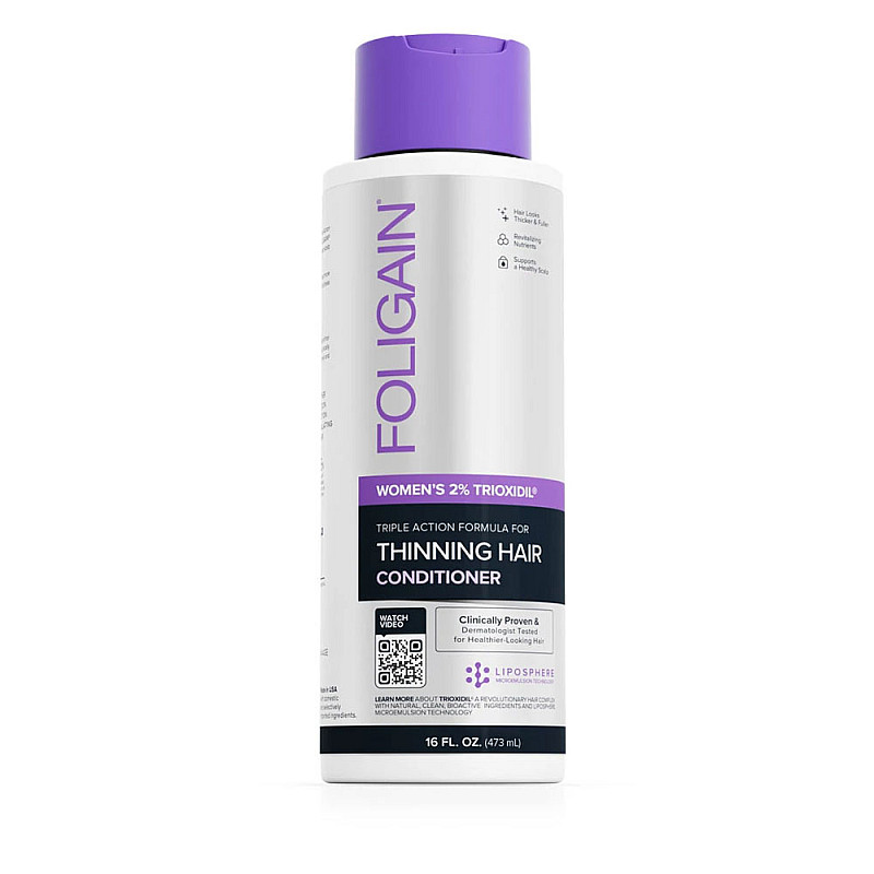 Балсам с тройно действие за изтъняла коса за жени Foligain 2% Trioxidil Thinning Hair Conditioner 473ml 