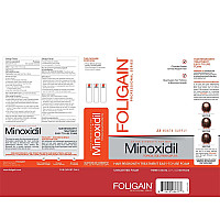 Пяна за мъже против оплешивяване Foligain 5% Minodixil 3x60ml 