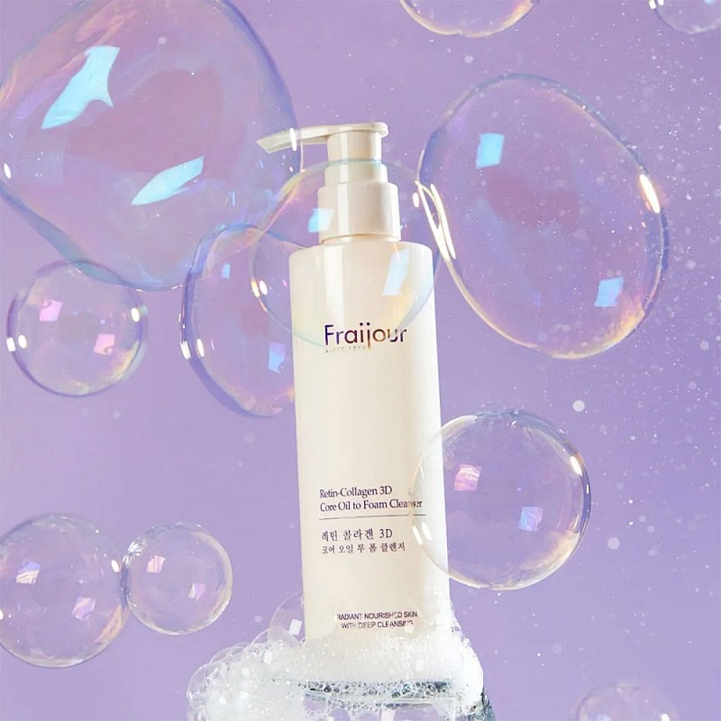 Почистващо олио към пяна Fraijour Retin-Collagen 3D Core Oil to Foam Cleanser 210ml