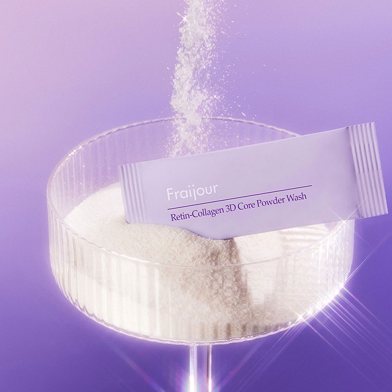 Ензимна пудра за почистване на лицето Fraijour Retin-Collagen 3D Core Powder Wash 1g