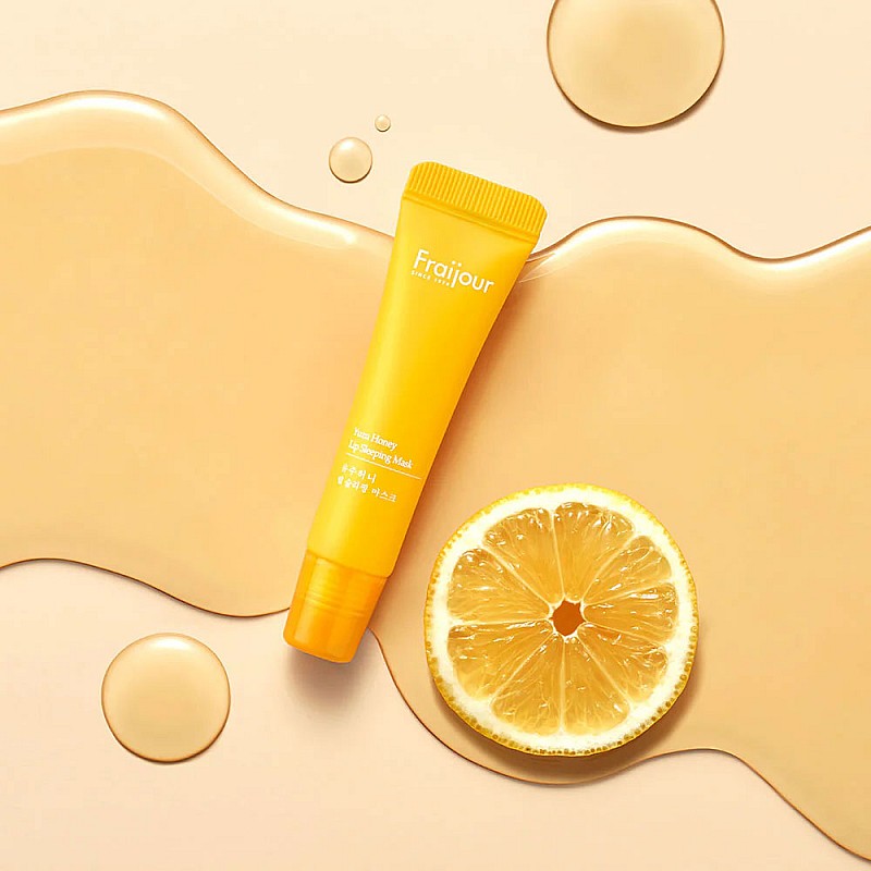 Нощна маска за устни с мед Fraijour Yuzu Honey Lip Sleeping Mask 12g