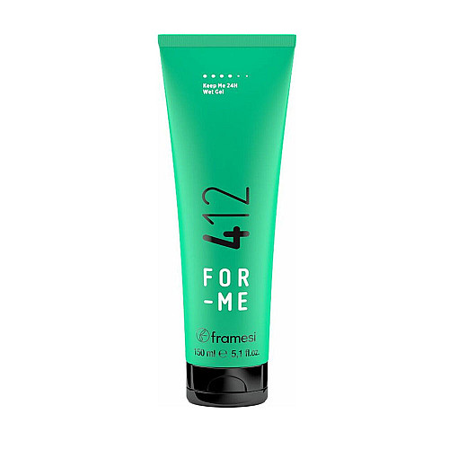 Гел със силна фиксация и мокър ефект Framesi 412 Keep Me 24H Wet Gel 150ml