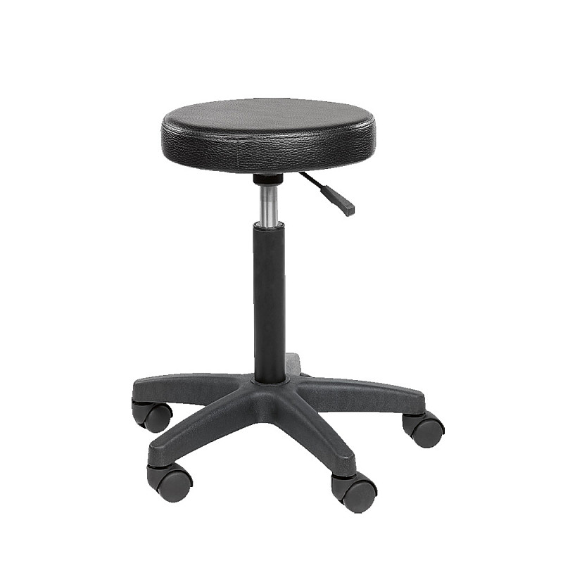 Работен стол черен Efalock Emotion Cutting Stool Black 