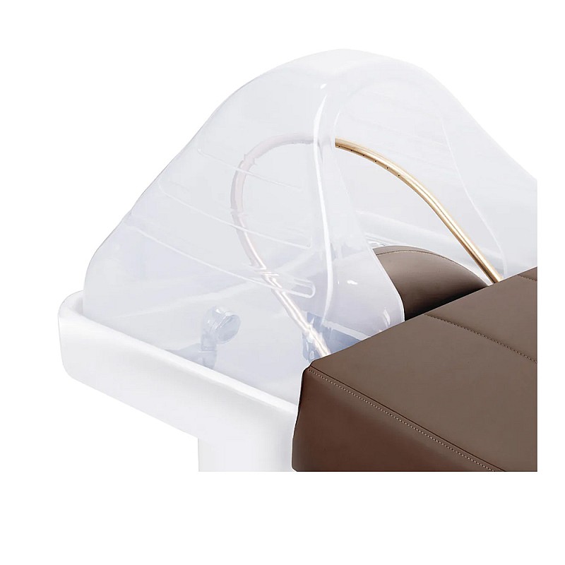 Измивна СПА Фризьорска Кушетка кафяво Gabbiano Head Spa 017 Brown