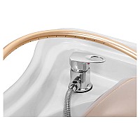 Измивна СПА Фризьорска Кушетка бежово Gabbiano Head Spa 017 Beige
