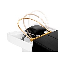 Измивна СПА Фризьорска Кушетка черно Gabbiano Head Spa B017 Black