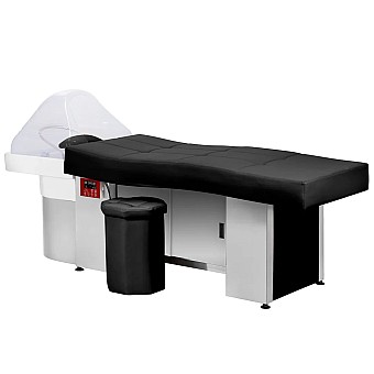Измивна СПА Фризьорска Кушетка черно Gabbiano Head Spa B017 Black