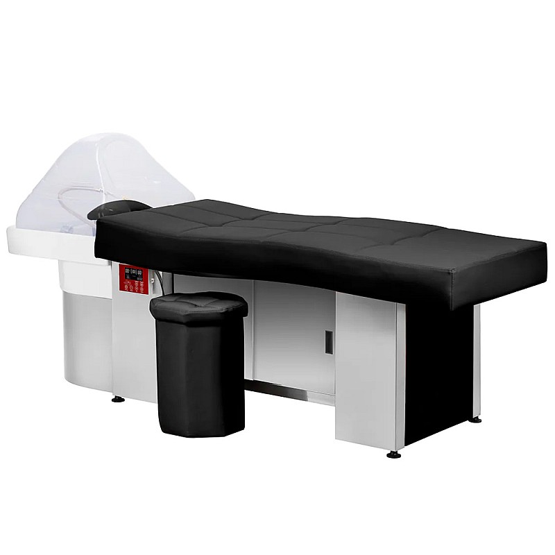 Измивна СПА Фризьорска Кушетка черно Gabbiano Head Spa B017 Black
