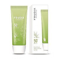 Слънцезащитен крем Frudia Green Grape Sebum Control Cooling Sun Gel 50ml