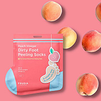 Шийт маска за стъпала Frudia My Orchard Peach Foot Peeling Mask