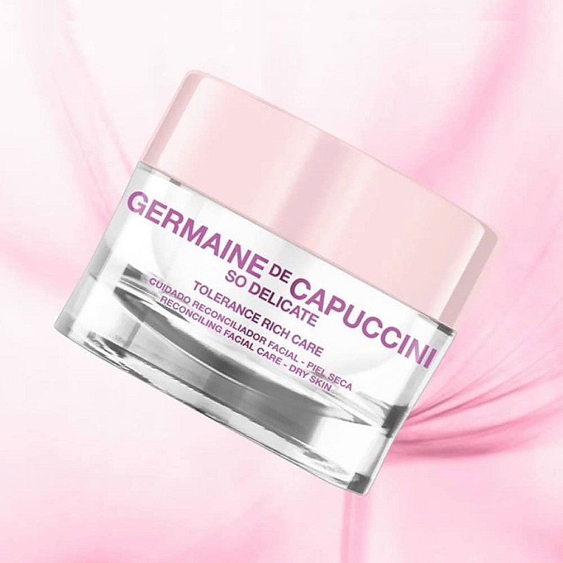 Хидратиращ крем за суха и чувствителна кожа Germaine De Capuccini So Delicate Tolerance Care Cream Rich 50ml