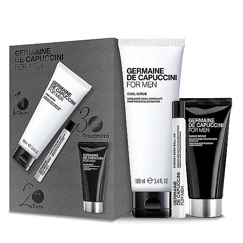 Мъжки комплект анти-ейдж грижа Germaine De Capuccini For Men Skincare Routine Force Revive