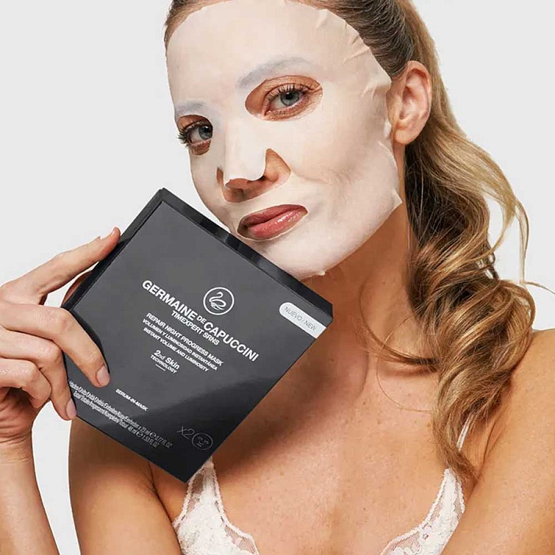 Маска за незабавно повдигане и озаряване Germaine De Capuccini Timexpert SRNS Night Progress Mask 2pcs