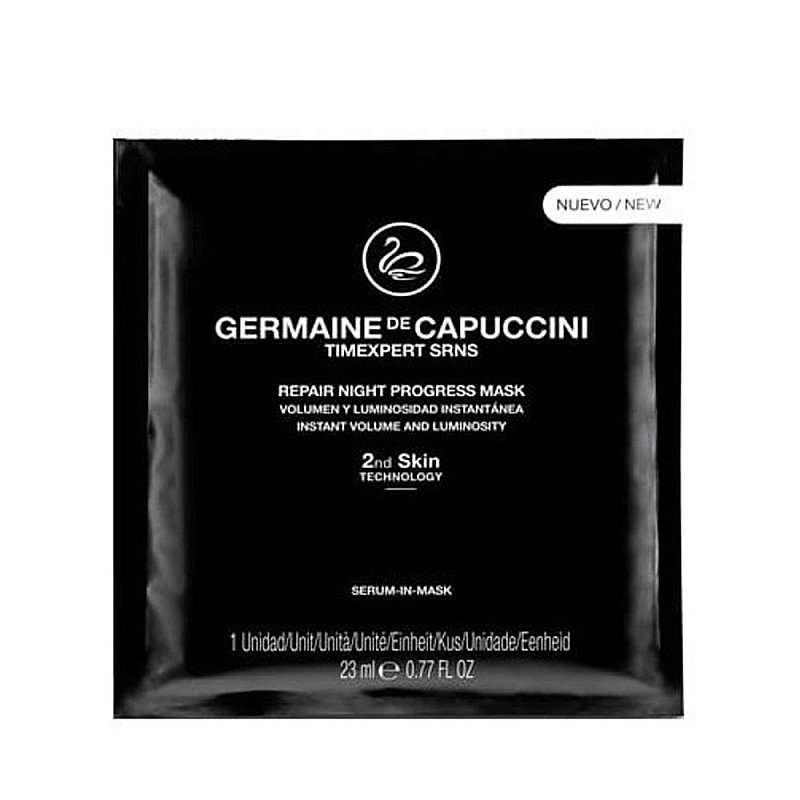 Маска за незабавно повдигане и озаряване Germaine De Capuccini Timexpert SRNS Night Progress Mask 2pcs