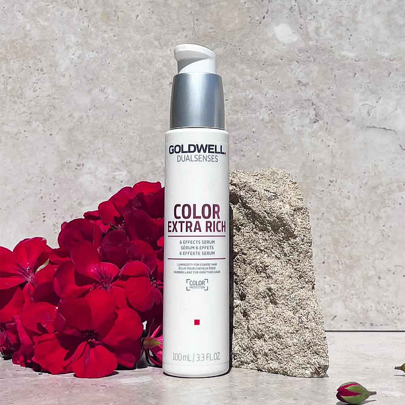 Серум-спрей за боядисана и изтощена коса Goldwell Color Extra Rich Serum Spray 100ml