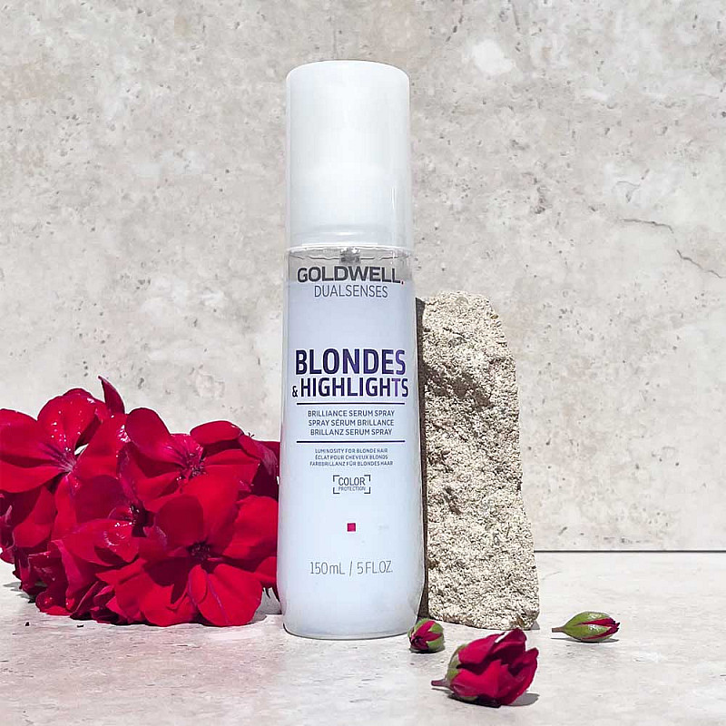 Спрей без отмиване за рус коса и кичури  Goldwell Dualsenses Blondes&highlights Serum Spray 150ml