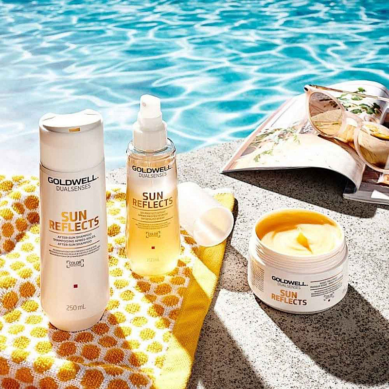 Слънцезащитен спрей за всеки тип коса Goldwell Sun Reflects UV Protect 150ml