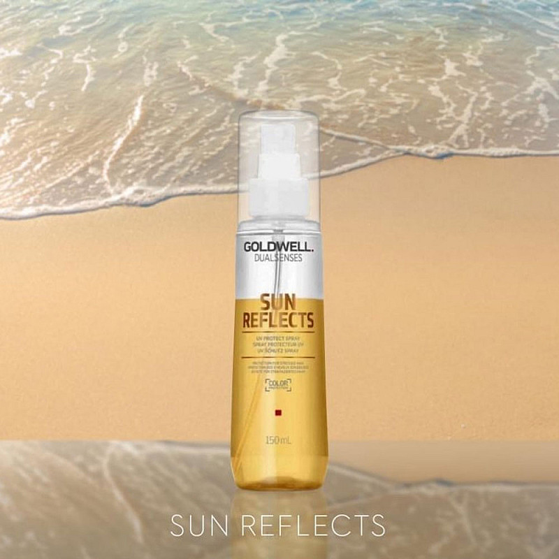 Слънцезащитен спрей за всеки тип коса Goldwell Sun Reflects UV Protect 150ml