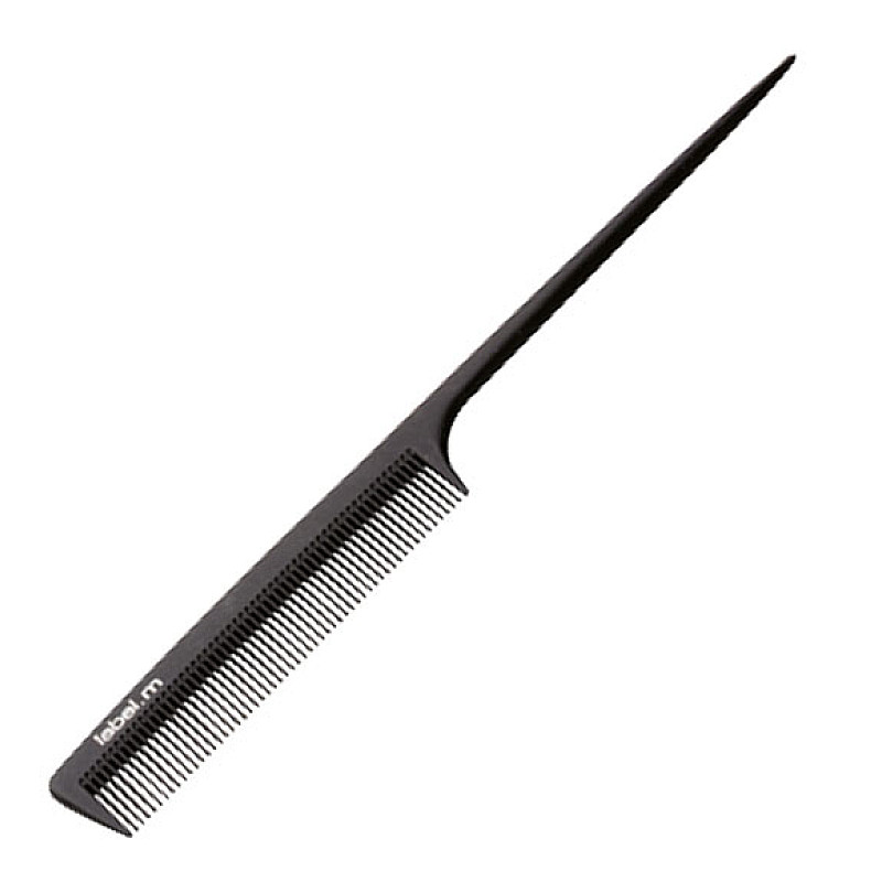 Гребен за топиране с пластмасова опашка Carbon Antistatic Tail Comb 