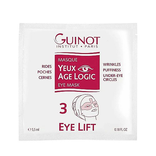 Околоочни пачове с ATP клетъчна енергия Guinot Masque Age Logic Yeux 4 x 5.5 ml
