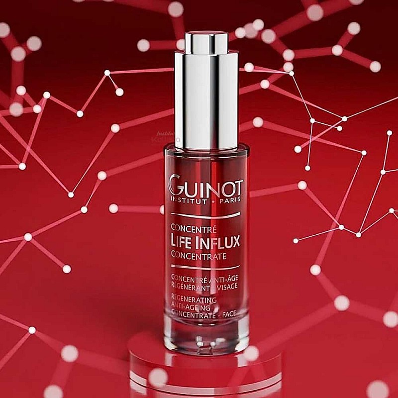 Регенериращ концентрат за плътност и младежки вид на кожата Guinot Life Influx 30ml
