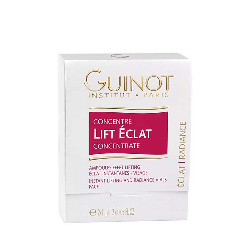 Ампули за моментален лифтинг и сияние Guinot Concentré Lift Éclat 2x1 ml