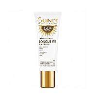 Слънцезащитен крем против фотостареене SPF 50+ Guinot Longue Vie 50ml