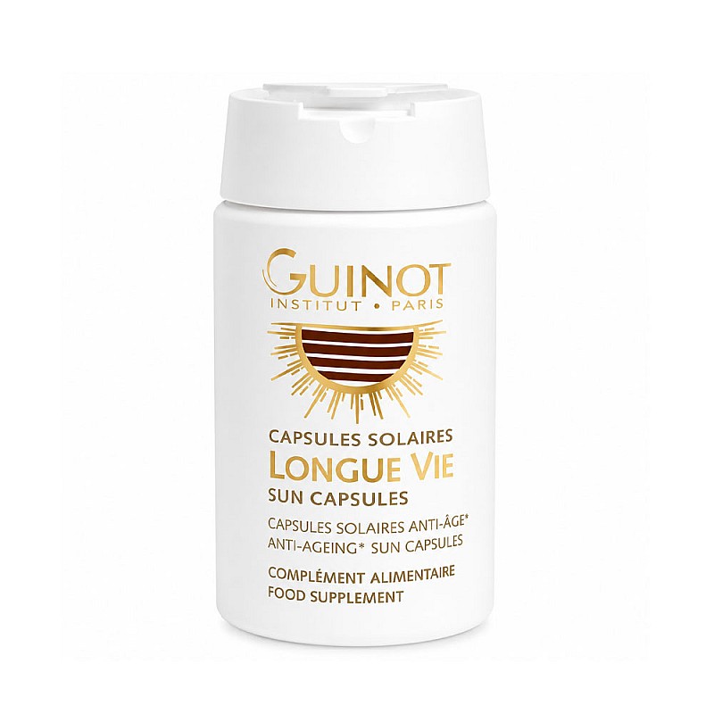 Хранителна добавка за съвършен тен Guinot Institut Paris Capsules Solaires Longue Vie 30бр