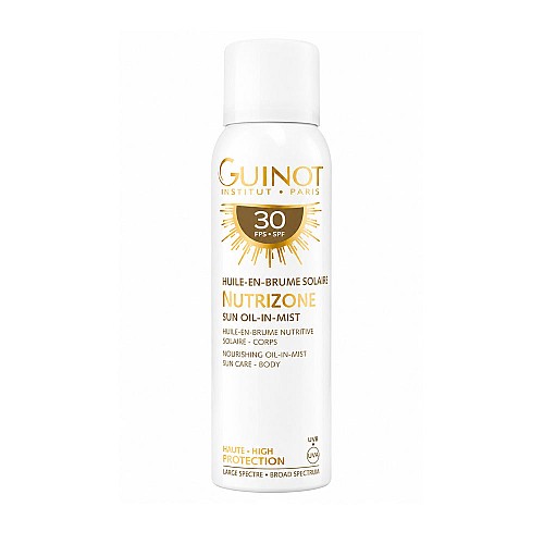 Подхранващо сухо олио за тяло със SPF30 защита Guinot Institut Paris Huile Solaire Nutrizone SPF30 150ml