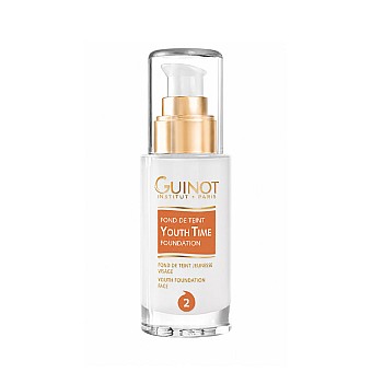 Луксозен фон дьо тен за младежко излъчване и кадифено гладка кожа Guinot Youth Time N°2 Foundation 30ml