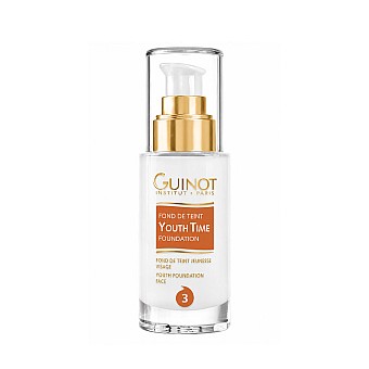 Луксозен фон дьо тен за младежко излъчване и кадифено гладка кожа Guinot Youth Time N°3 Foundation 30ml