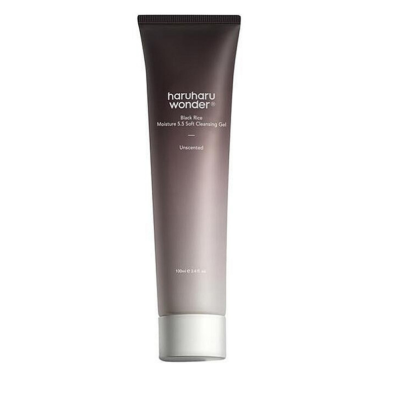 Почистващ гел с черен ориз Haruharu Wonder Black Rice Moisture 5.5 Soft Cleansing Gel 100ml