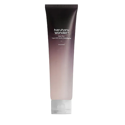 Почистващ гел с черен ориз и киселини AHA Haruharu Wonder Black Rice Triple AHA Gentle Cleansing Gel 100ml