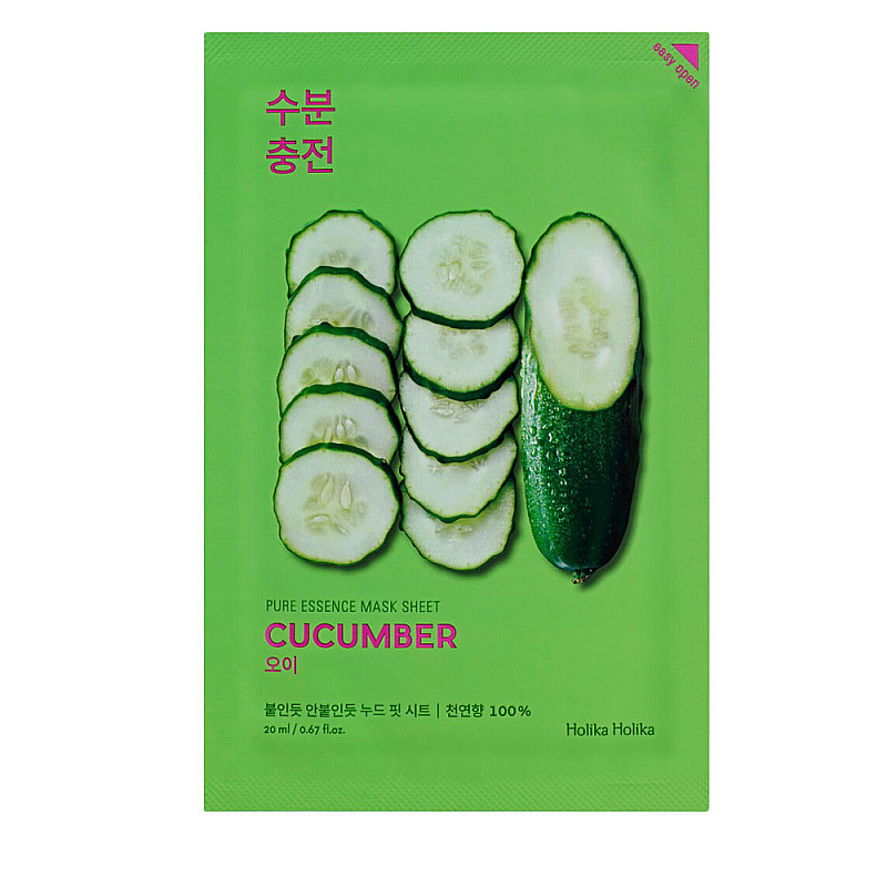 Шийт маска с краставица Holika Holika Pure Essence Mask Sheet Cucumber 