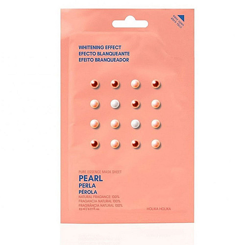 Шийт маска с Перлен екстракт Holika Holika Pure Essence Mask Sheet Pearl