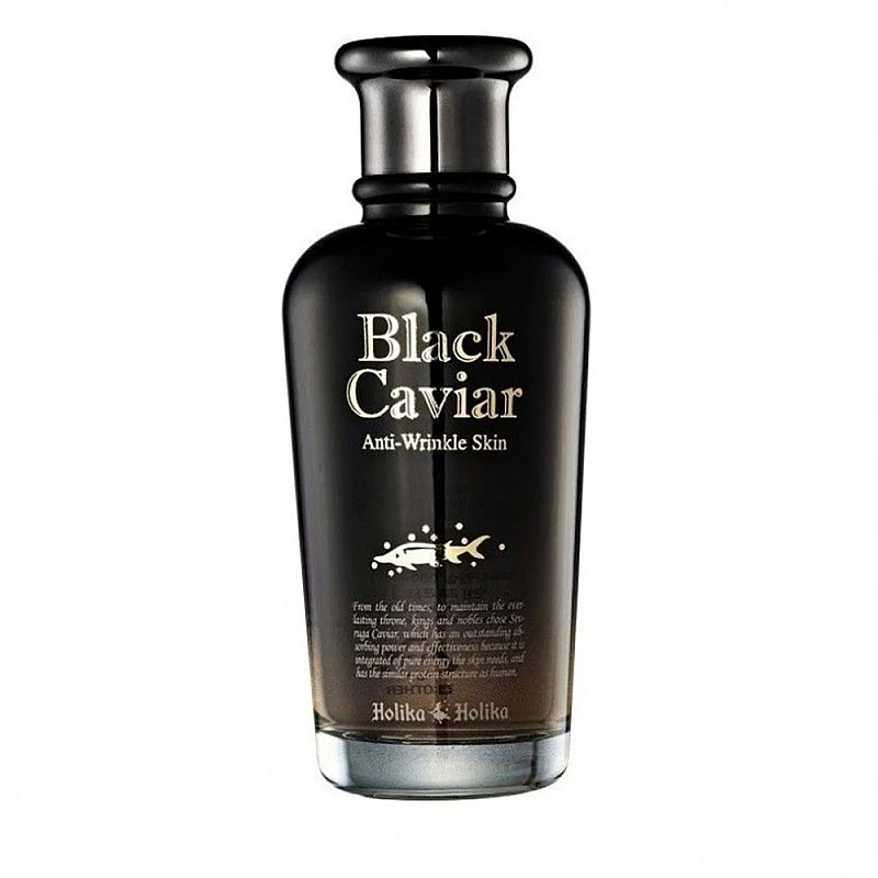 Тоник против бръчки с черен хайвер Holika Holika Black Caviar Anti wrinkle Skin 120ml