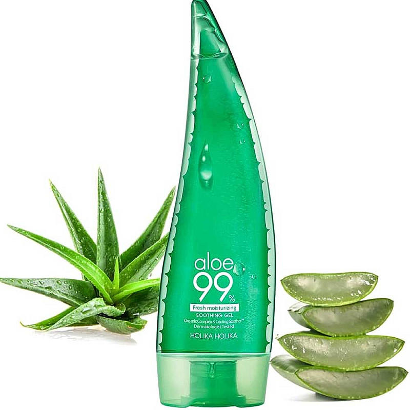 Хидратиращ гел с алое вера Holika Holika Aloe 99% Soothing Gel Fresh 250ml