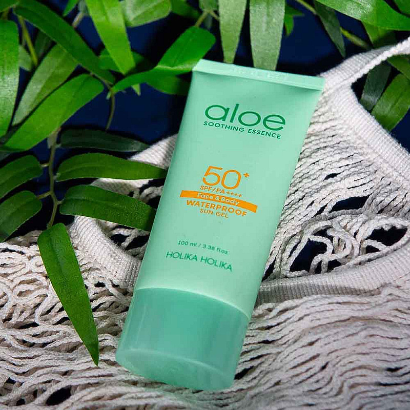 Водоустойчив слънцезащитен крем с алое Holika Holika Aloe Waterproof Sun Cream SPF50+