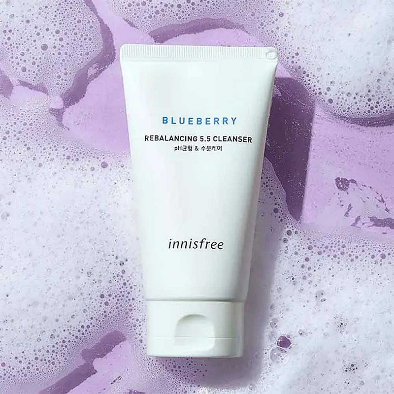 Нежна измивна пяна Innisfree Blueberry Rebalancing 5.5 Cleanser 100ml