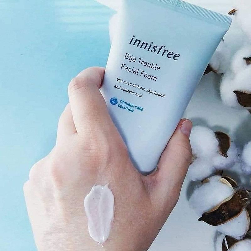 Измивна пяна за проблемна кожа  Innisfree Jejubija Anti-Trouble Facial Foam 150ml 