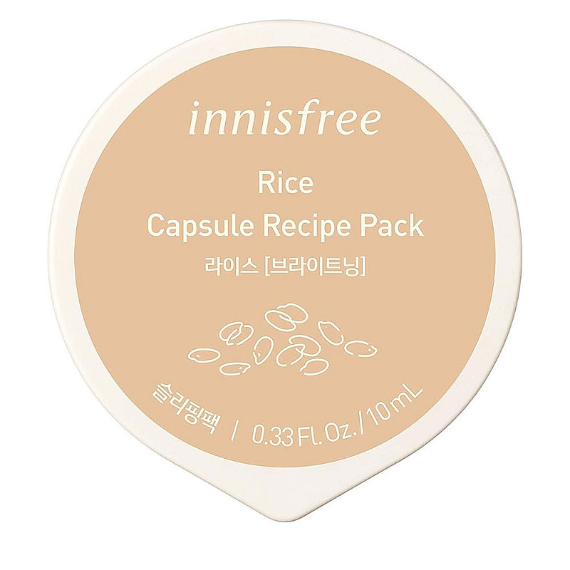 Нощна терапия за лице с ориз Innisfree Capsule Recipe pack Rice 