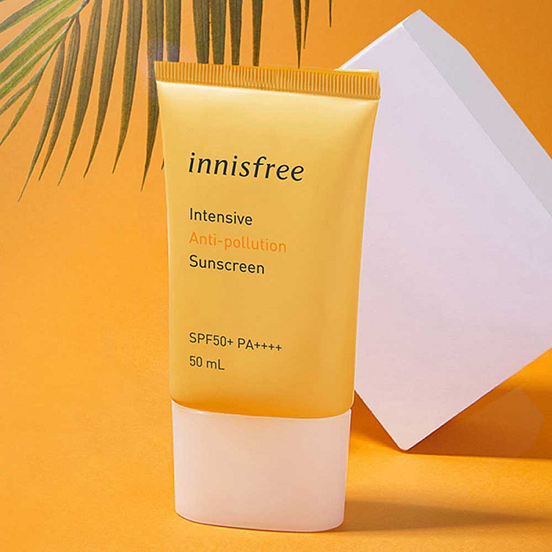 Троен слънцезащитен крем Innisfree Intensive Triple Shield Sunscreen SPF 50+ PA+++ 50ml 