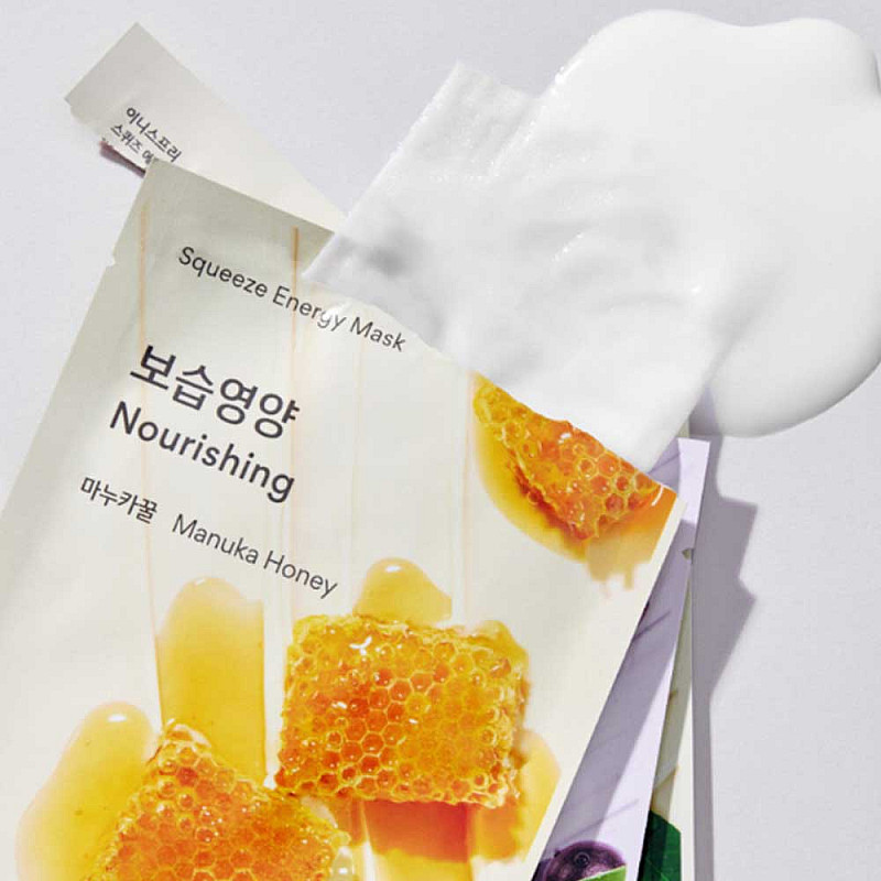 Шийт маска с манука мед Innisfree Squeeze Energy Mask Manuka Honey 22ml 