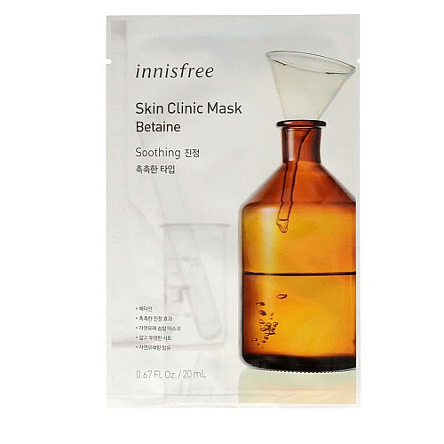 Шийт маска с бетаин Innisfree Skin Clinic Mask Sheet Betaine 