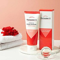 Почистваща пяна със стягащ ефект Jigott Vita Solution 12 Firming Foam Cleansing 180ml