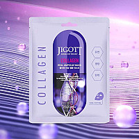 Шийт маска против бръчки с колаген Jigott Collagen Real Ampoule Mask 27ml