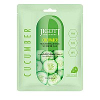 Хидратираща шиит маска с краставица Jigott Cucumber Real Ampoule Mask 27ml