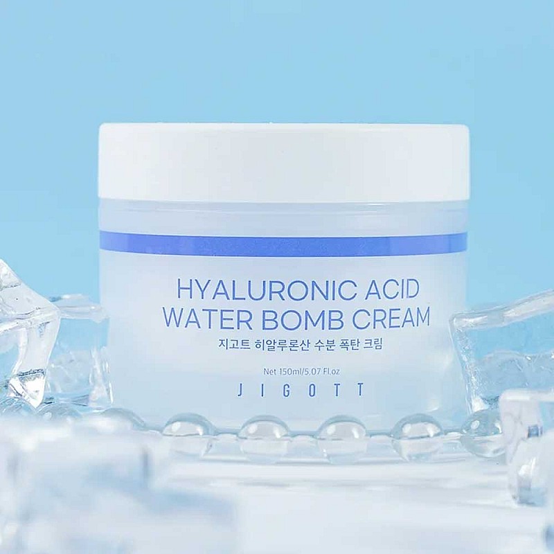 Интензивен колагенов крем Jigott Hyaluronic Acid Water Bomb Cream 150ml
