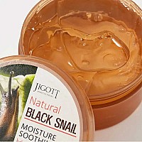 Гел за лице и тяло с охлюв Jigott Natural Black Snail Moisture Soothing Gel 300ml